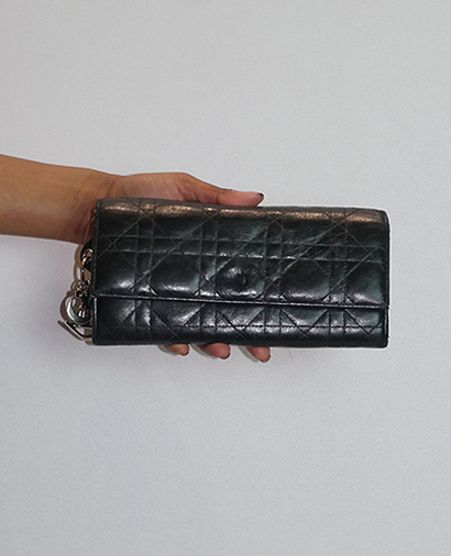Lady Dior Rendez-Vous Wallet, front view